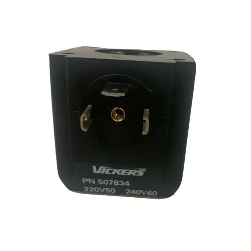 Vickers Solenoid Coil 507834 - 220-240V Hydraulic Valve-Ram Automations