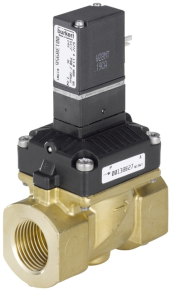 Solenoid Valve 0256 A 40 Fkm Ms With 2508-003 Connector Burkert Main image