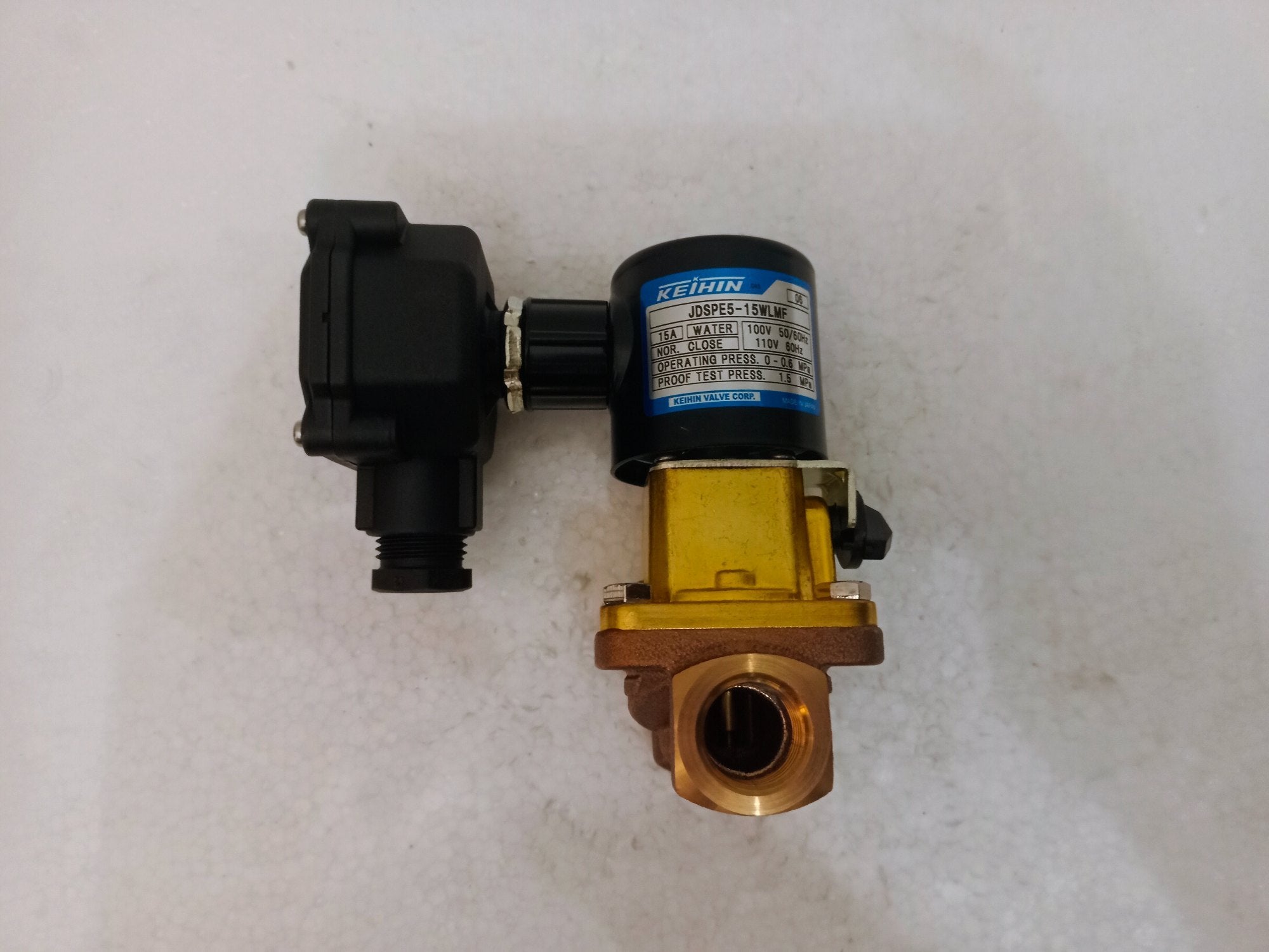 Solenoid Valve Jdspe5-15Wlmf With Coil 15A | Keihin