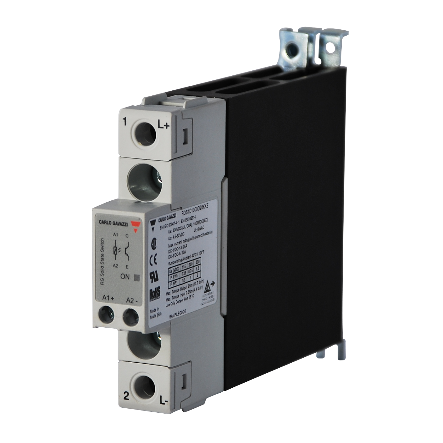 Solid State Switch Carlo Gavazzi RG RGC1A23A30KKE 46-65Hz A | Carlo Gavazzi Main image