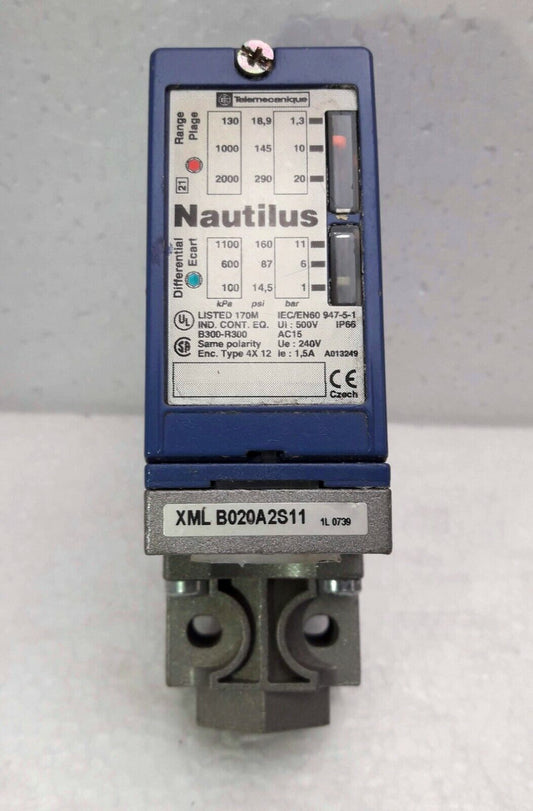 Telemecanique B020A2S11 Pressure Switches | Xml