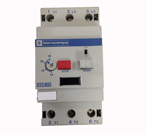 Telemecanique GV3M25 Circuit Breaker - 16-25A, 690V-Ram Automations