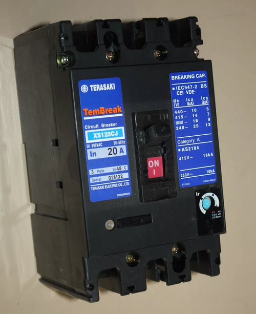 TERASAKI TL-100F Molded Case Circuit Breaker AC690V 3-Pole Protection-Ram Automations