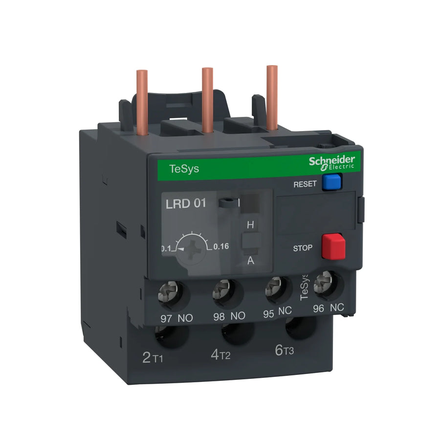 Telemecanique LRD01 Thermal Overload Relay (0.1-0.16A) – Industrial Protection-Ram Automations