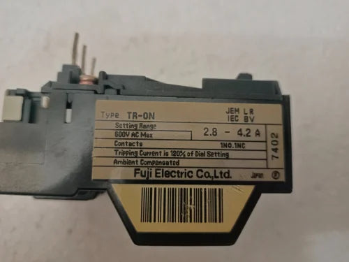 Thermal Overload Relay TR-0N 600V AC Max | Fuji Electric