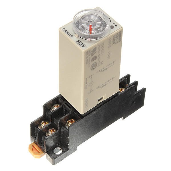 Omron H3Y-4 Timer 220VAC with Base - Reliable Timing Solution-Ram Automations