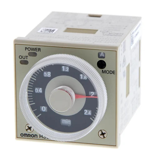 Omron H3CR-A8 Timer - 0.1-2 Min, 5A - Precise Time Control-Ram Automations