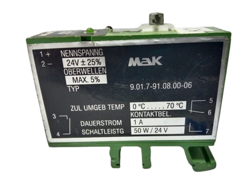 MAK Relay 9.01.7-91.08.00-06 – Efficient Control System Relay-Ram Automations