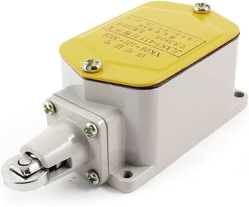 Uxcell JLXK1-411 Parallel Roller Plunger Limit Switch for Precision Control