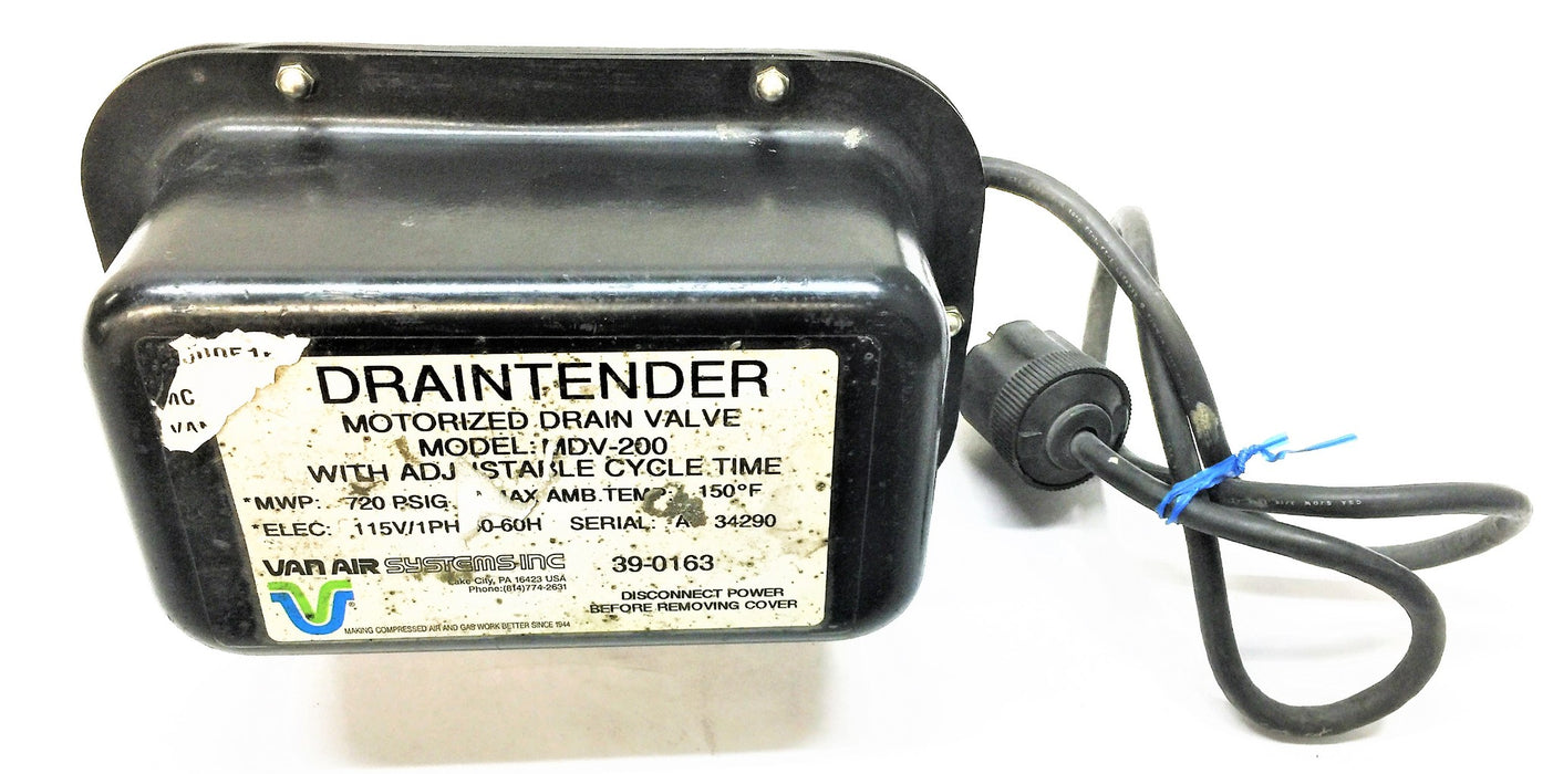 Van Air MDV-200 Motorized Drain Valve - Auto Plumbing