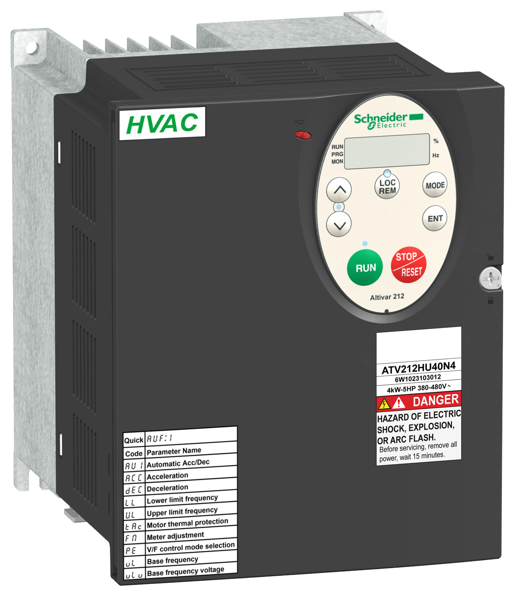 Variable Speed Drive Schneider Electric ATV212HU40N4