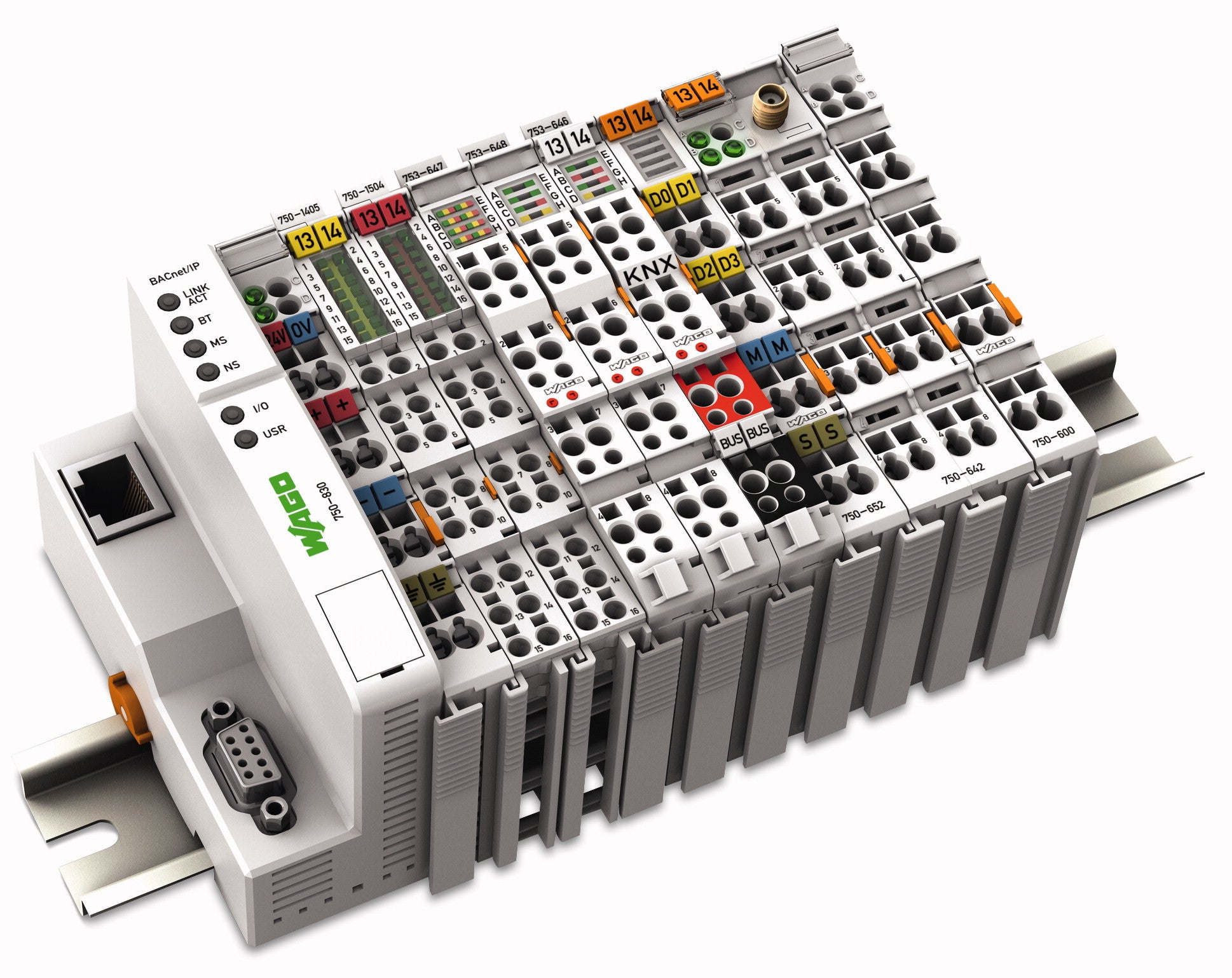 WAGO 750-880 040-000 Controller with Modular Terminals and Communication Ports for Automation Solutions Main image