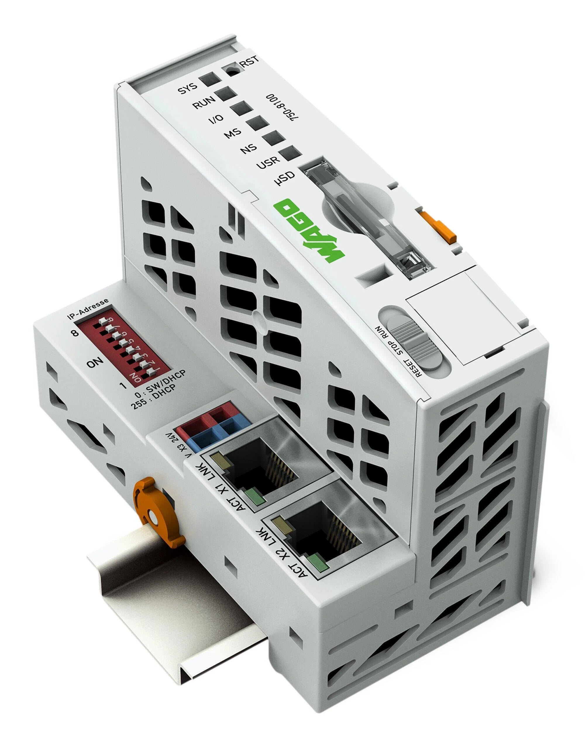 WAGO 750-8101 000-010 Controller with Multiple Ports for Automation Applications Main image