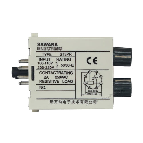 Wencer ST3P AG Super Time Relay - 0-4 Min Timing Range-Ram Automations