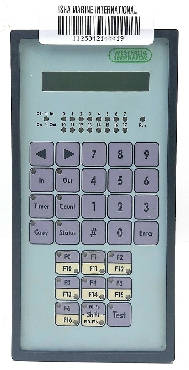 Westfalia Separator PLC 1003(C) Purifier Controller
