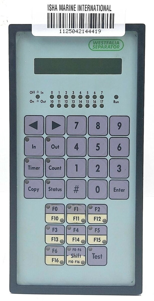Westfalia Separator PLC 1003(C) Purifier Controller