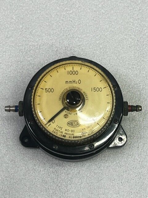 Yamamoto Manostar WO-80 Micro Differential Pressure Gauge-Ram Automations